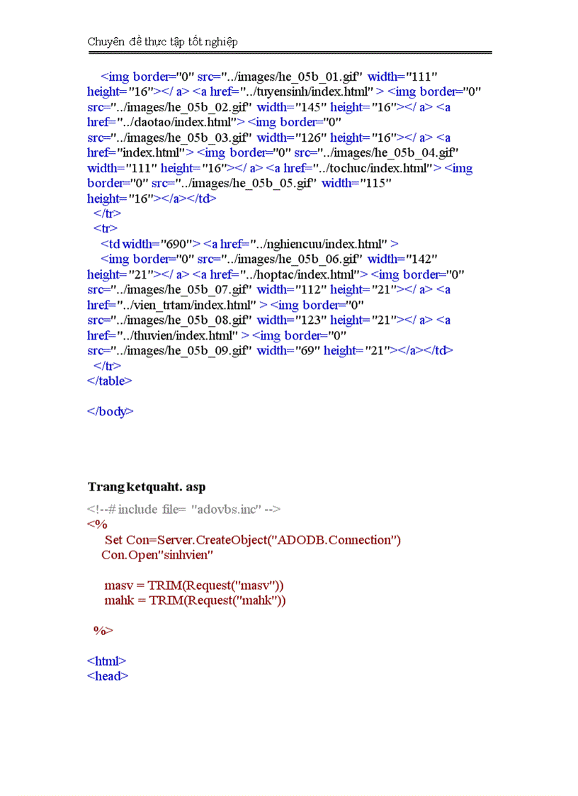 image for page Thiết kế trang Web tra cứu kết quả học tập của sinh viên