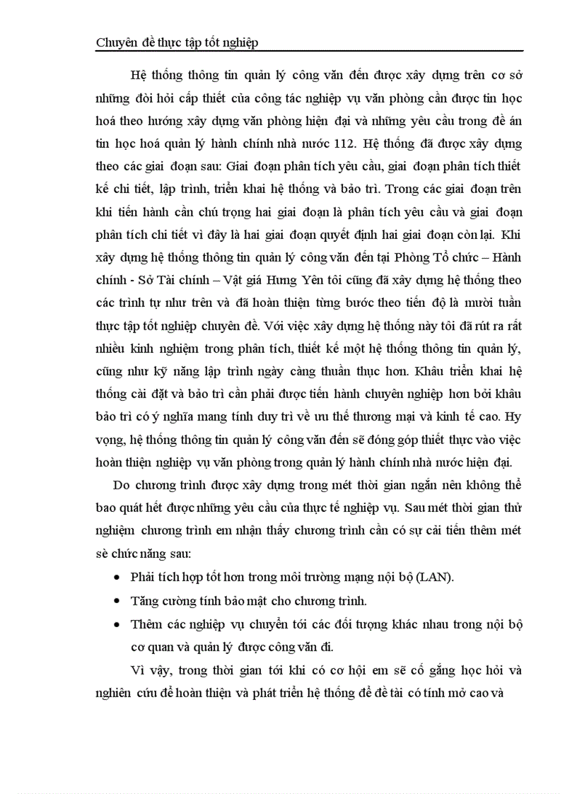 image for page Xây dựng hệ thống thông tin quản lý công văn đến tại Phòng Tổ chức – Hành chính Sở Tài chính – Vật giá Hưng Yên