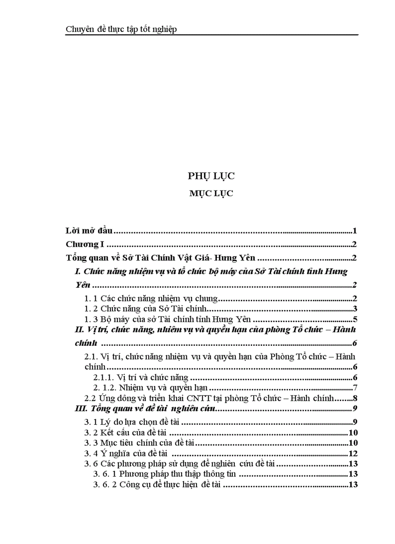 image for page Xây dựng hệ thống thông tin quản lý công văn đến tại Phòng Tổ chức – Hành chính Sở Tài chính – Vật giá Hưng Yên