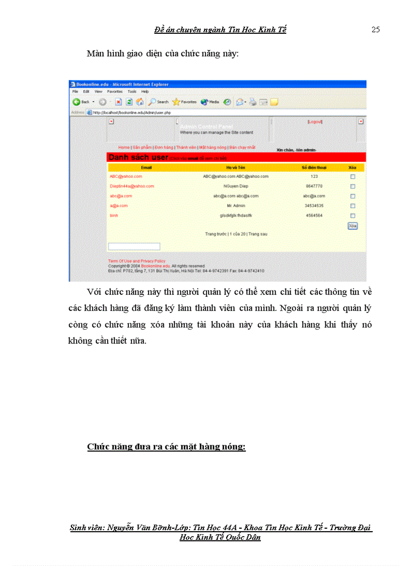 image for page Phân tích, thiết kế website Bán hàng qua mạng