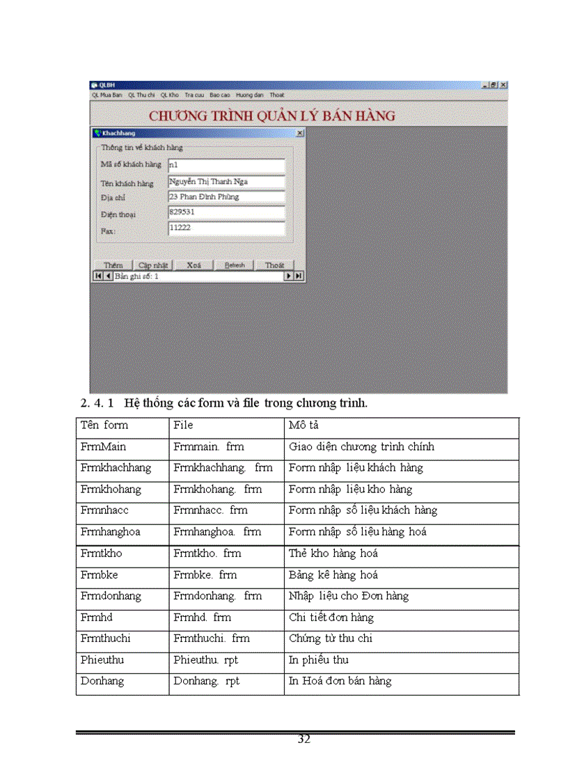 image for page Phân tích thiết kế hệ thống, tìm hiểu việc xây dựng ứng dụng cơ sở dữ liệu bằng ngôn ngữ Visual Basic.