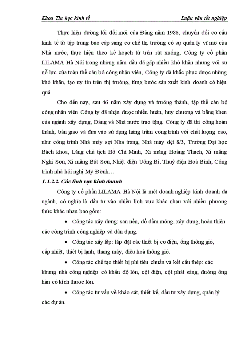 image for page Phân tích và thiết kế chương trình quản lý vật tư thiết bị tại công ty cổ phần LILAMA Hà Nội