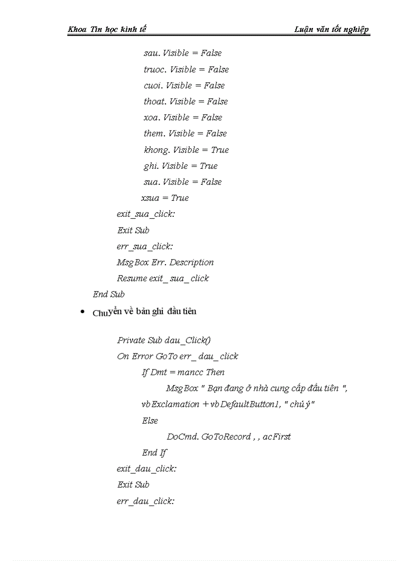 image for page Phân tích và thiết kế chương trình quản lý vật tư thiết bị tại công ty cổ phần LILAMA Hà Nội