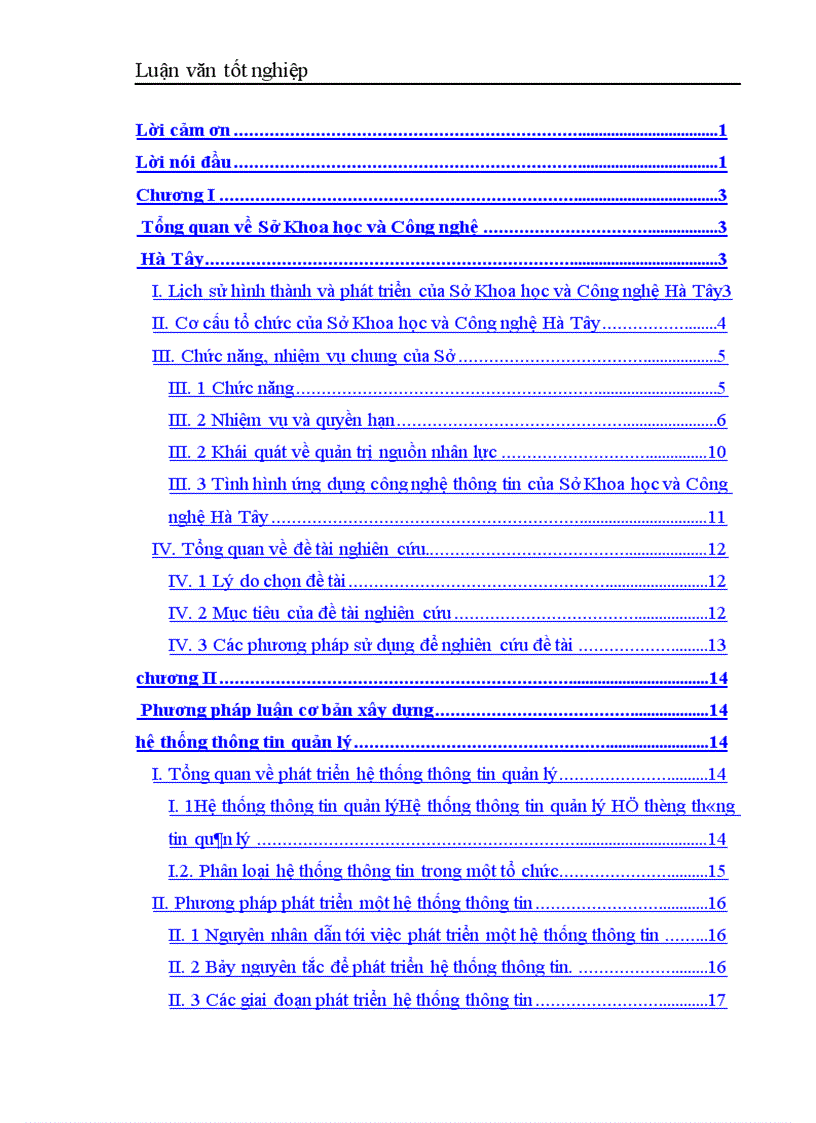 image for page Phát triển phần mềm quản lý nguồn nhân lực khoa học công nghệ của tỉnh Hà Tây