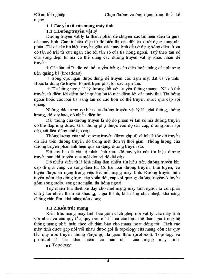 image for page Chọn đường và ứng dụng trong thiết kế mạng