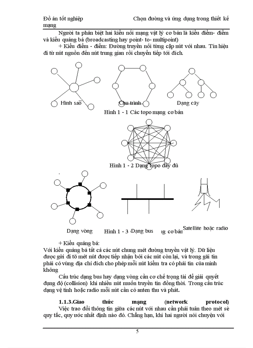 image for page Chọn đường và ứng dụng trong thiết kế mạng