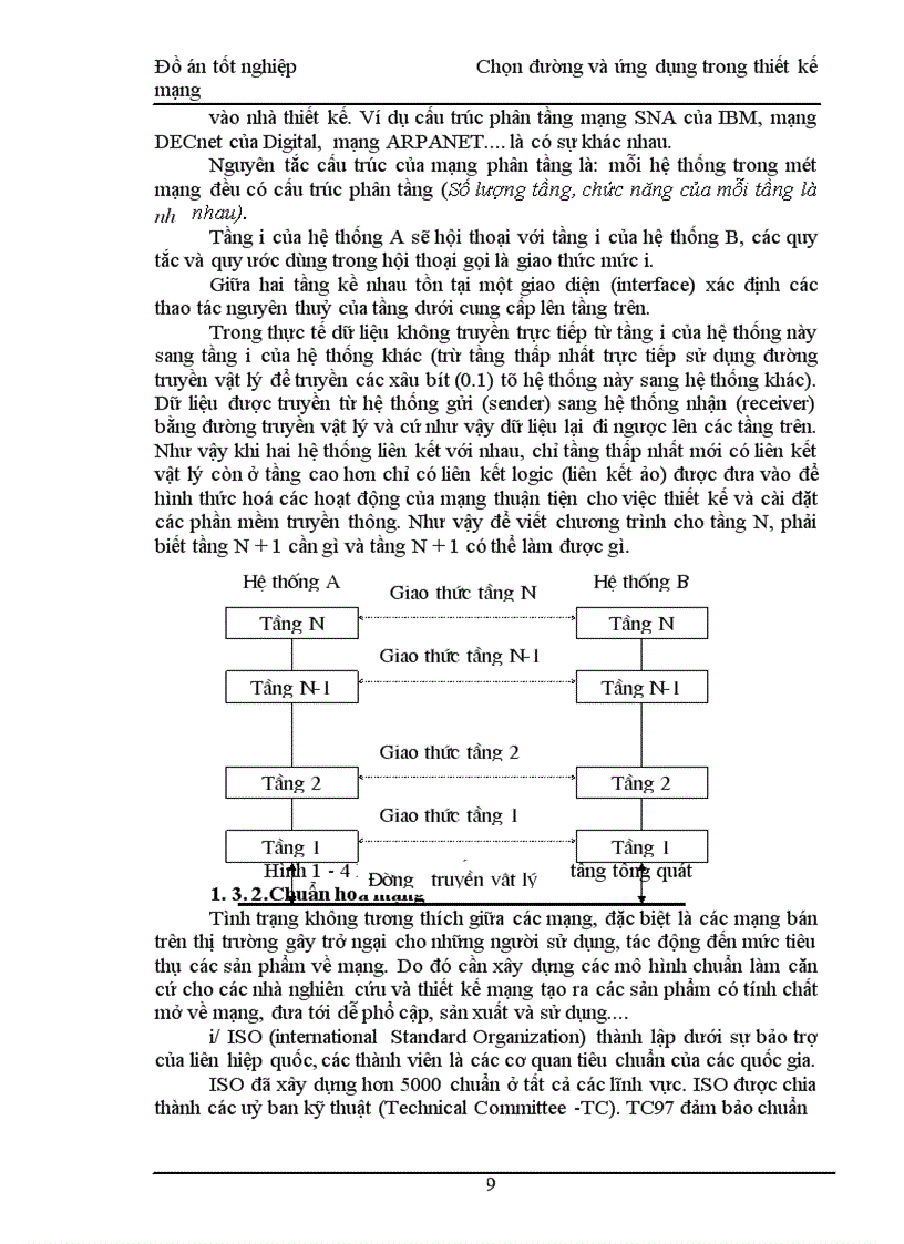 image for page Chọn đường và ứng dụng trong thiết kế mạng