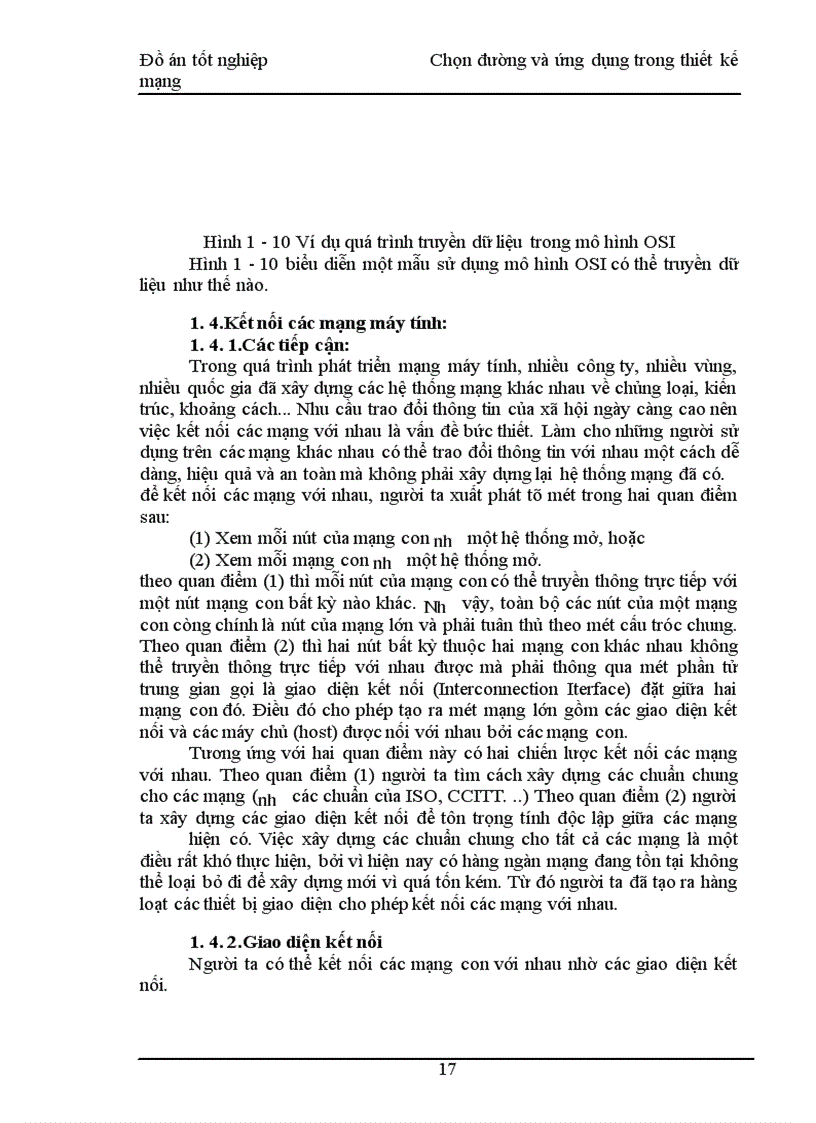 image for page Chọn đường và ứng dụng trong thiết kế mạng