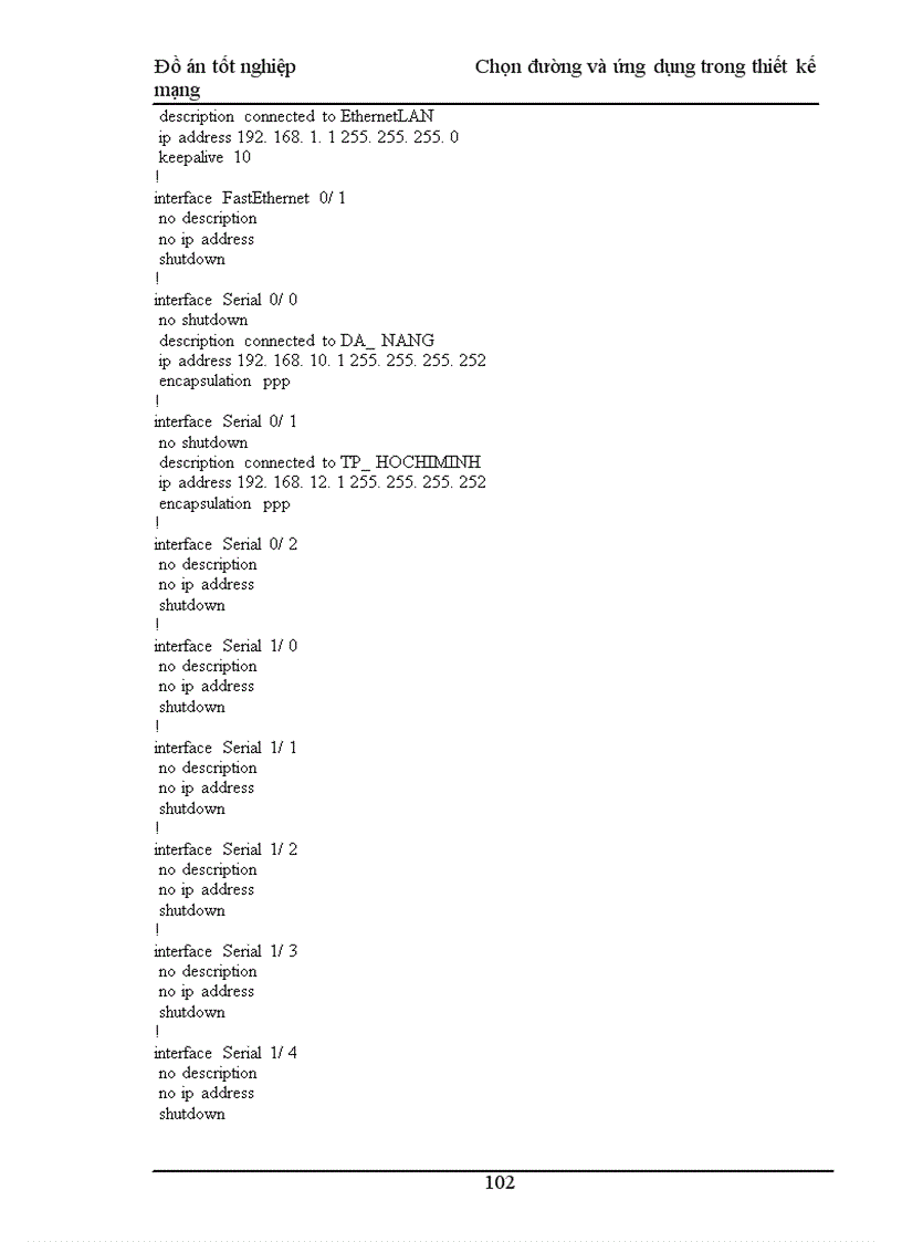 image for page Chọn đường và ứng dụng trong thiết kế mạng