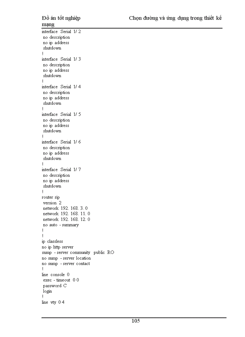 image for page Chọn đường và ứng dụng trong thiết kế mạng
