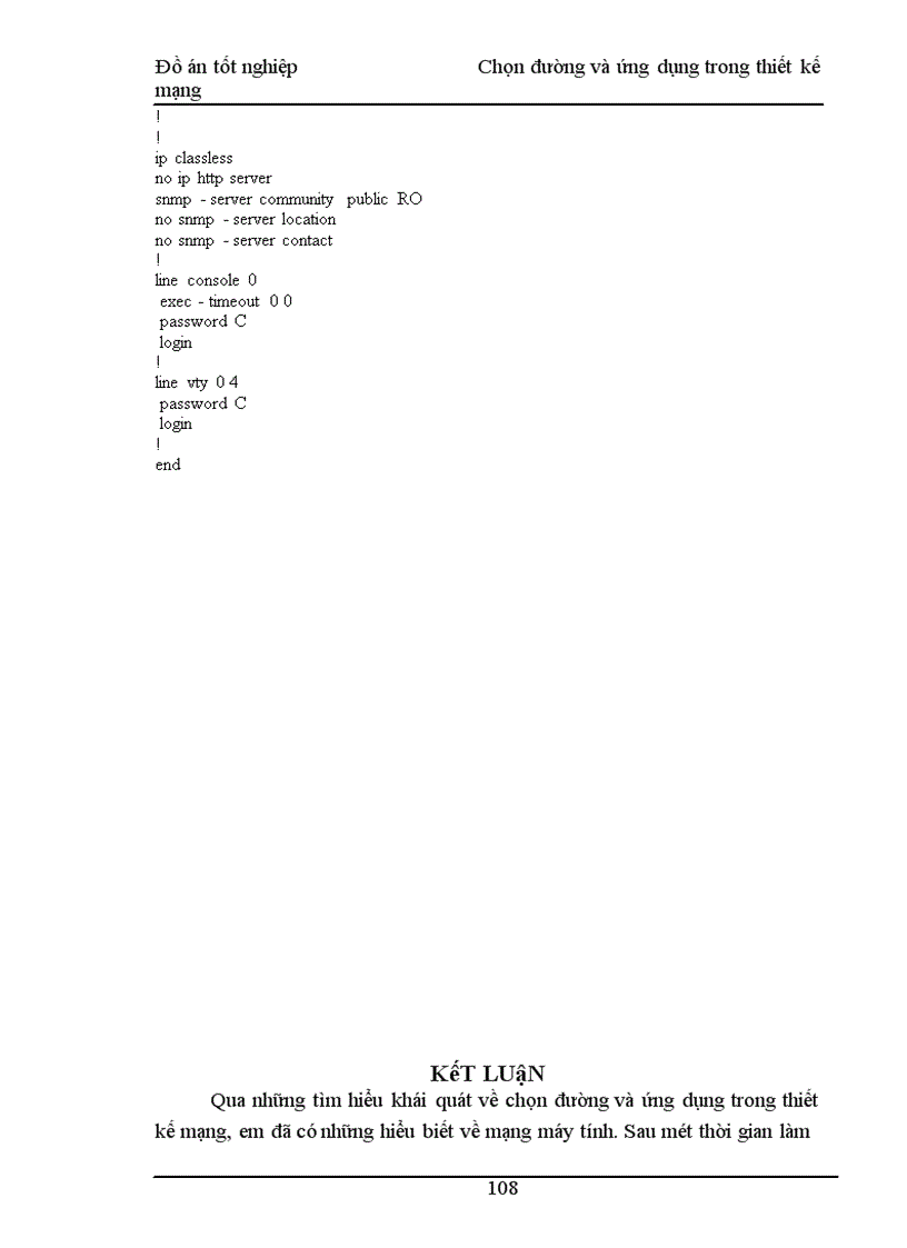 image for page Chọn đường và ứng dụng trong thiết kế mạng