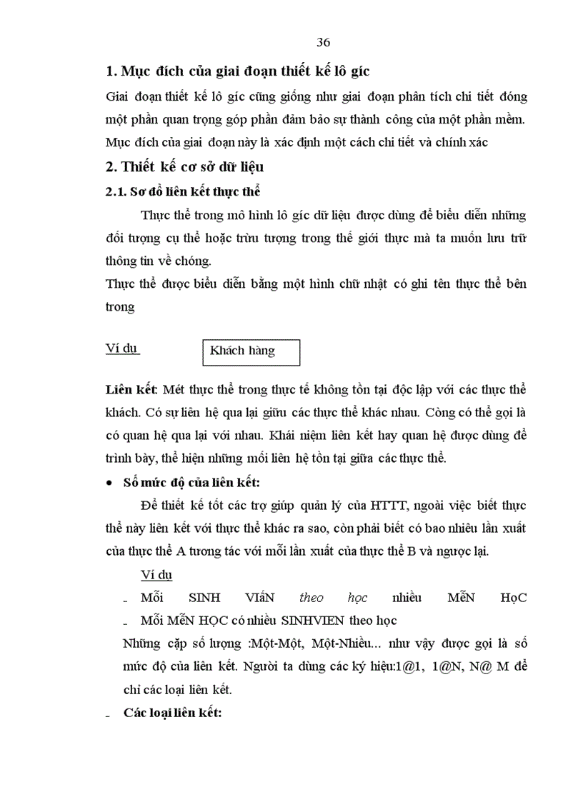 image for page Thiết kế hệ thống thông tin quản lý Bán hàng