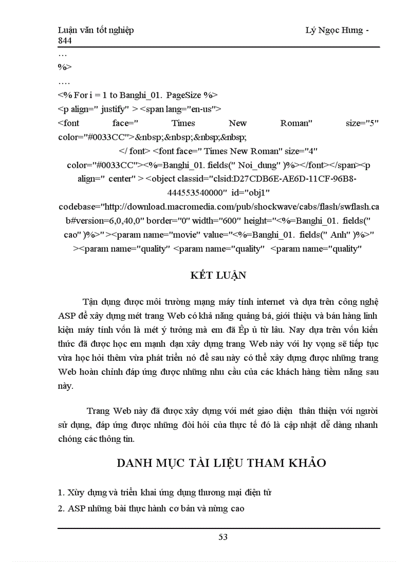 image for page Ứng dụng công nghệ ASP vào công việc quản lý và mua bán hàng máy tính trên mạng