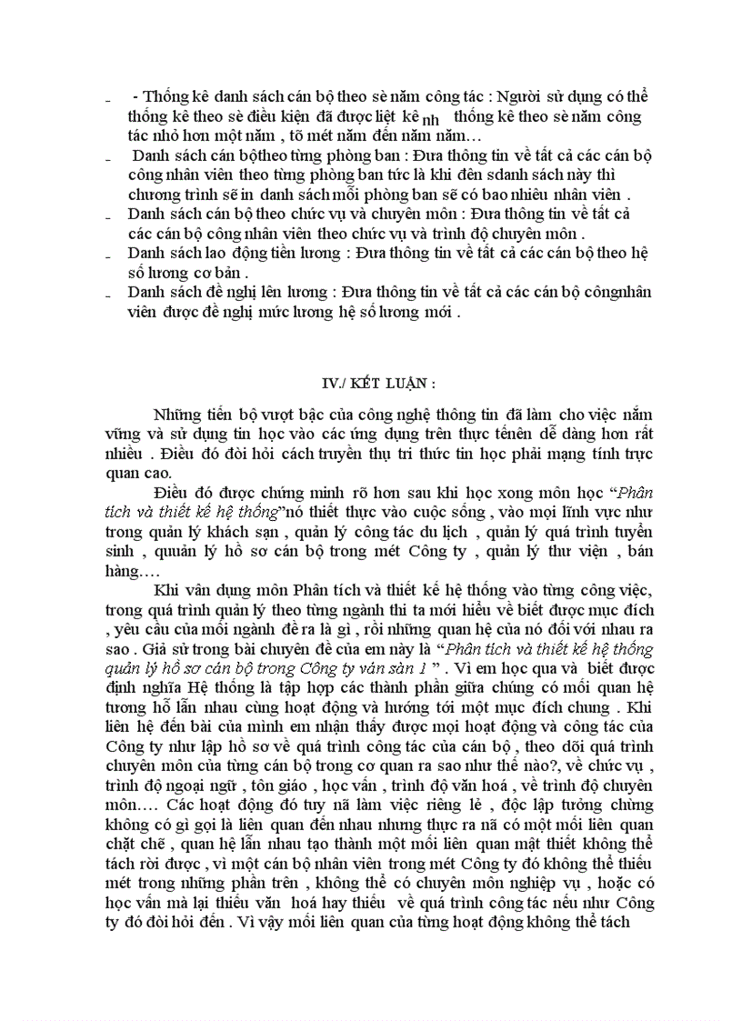 image for page Phân tích thiết kế hệ thống quản lý hồ sơ cán bộ của Công ty Ván Sàn 1