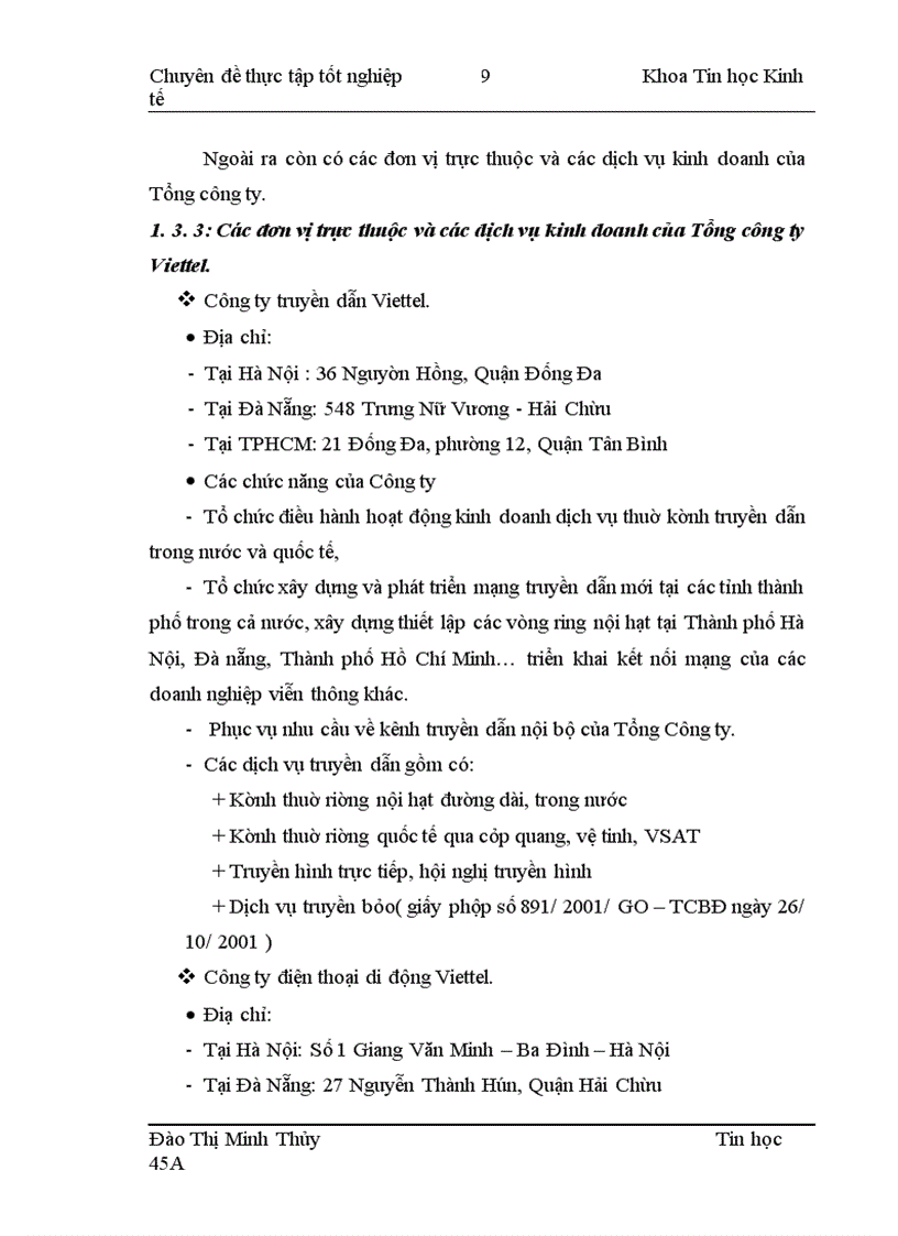 image for page Xây dựng Hệ thống thông tin quản lý bán hàng tại Trung tâm Kinh doanh Di động Viettel