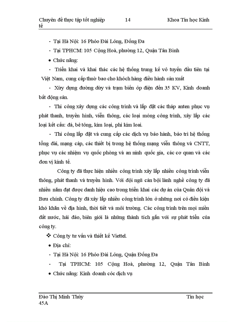 image for page Xây dựng Hệ thống thông tin quản lý bán hàng tại Trung tâm Kinh doanh Di động Viettel