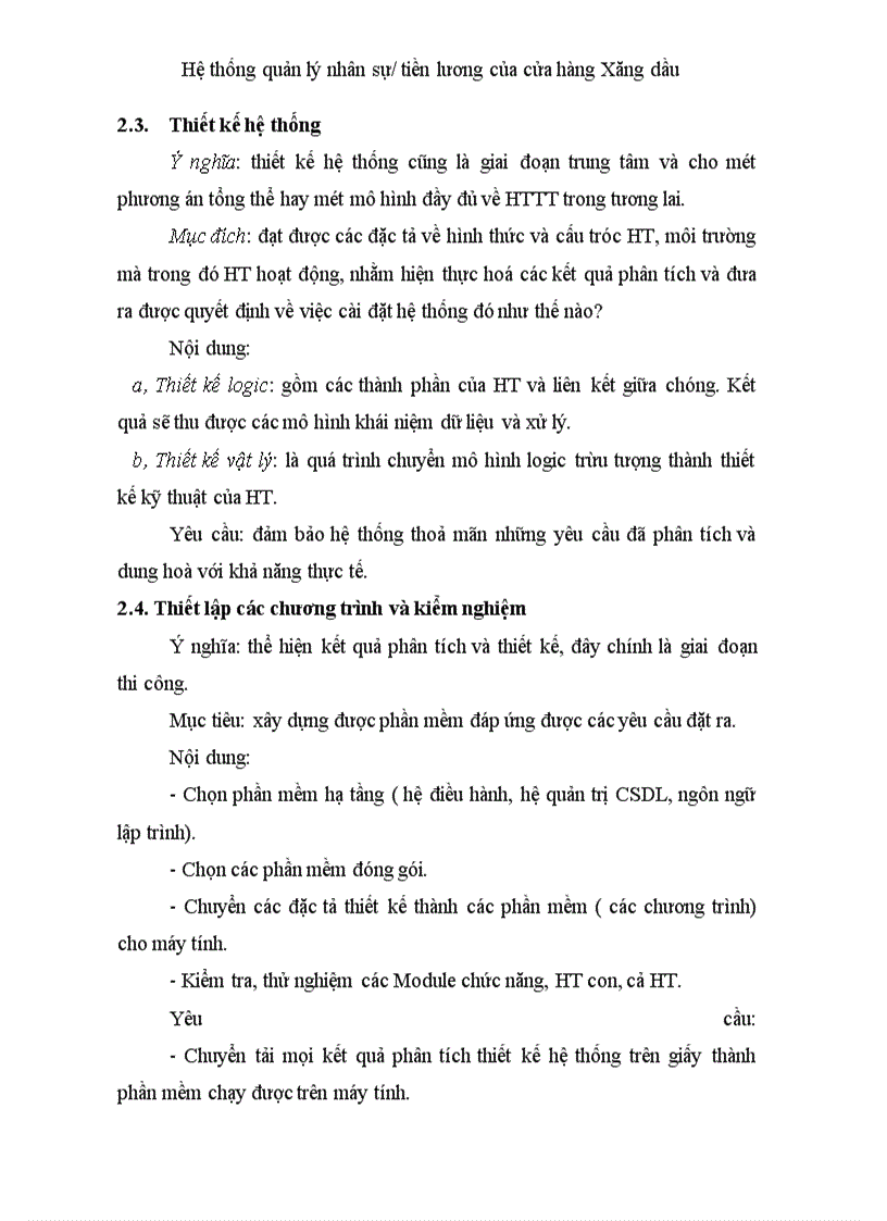 image for page Hệ thống quản lý nhân sự/ tiền lương của cửa hàng Xăng dầu