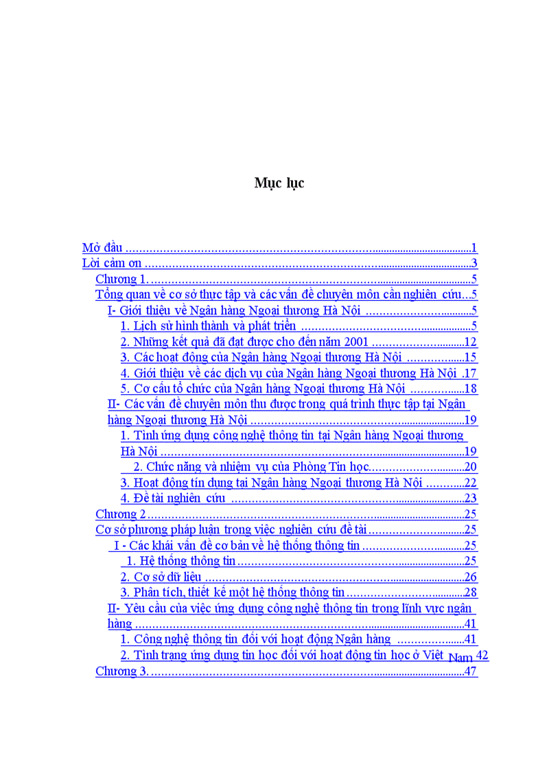 image for page Quản lý và theo dõi hoạt động tín dụng cho vay tại Ngân hàng Ngoại thương Hà Nội