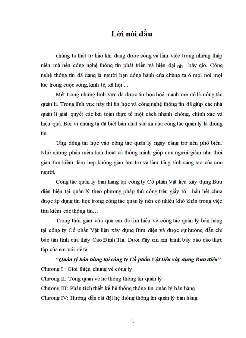 image for page Quản lý bán hàng tại công ty Cổ phần Vật liệu xây dựng Bưu điện