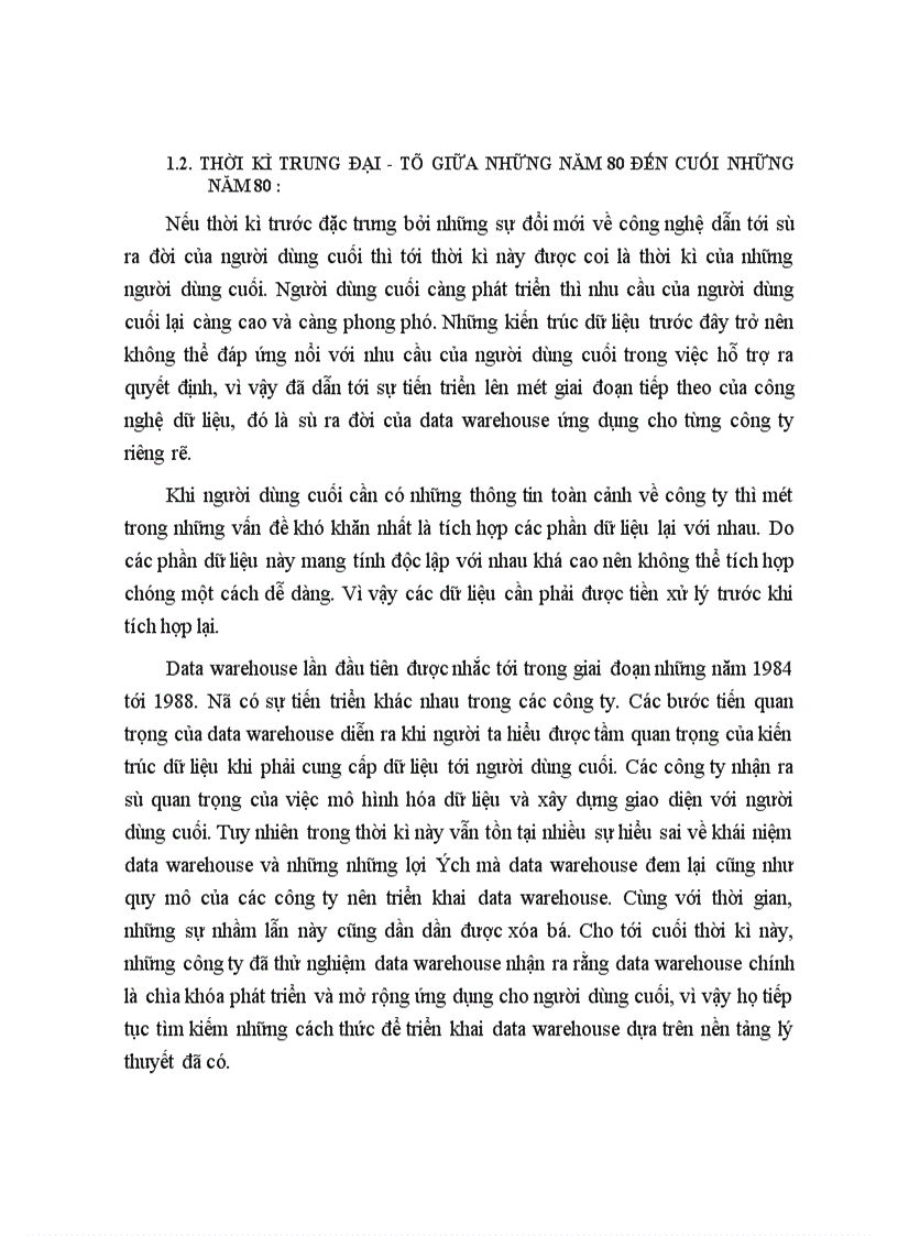 image for page Mô hình xây dựng Data Warehouse