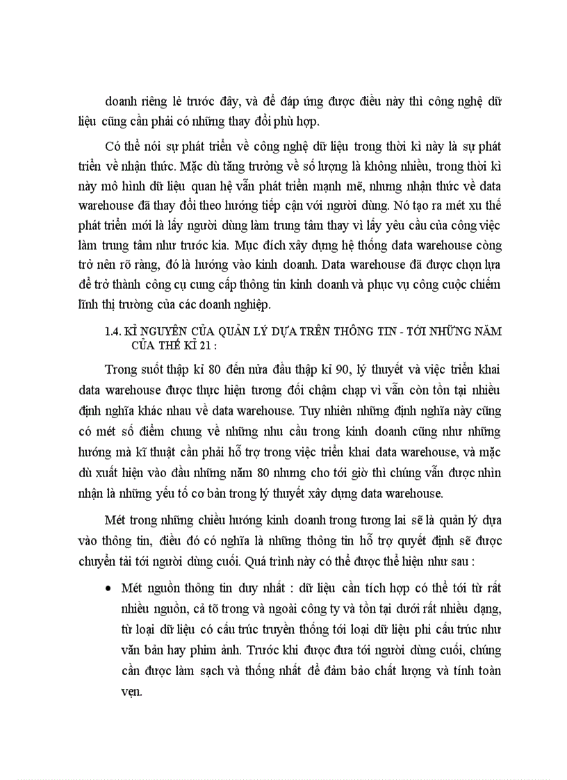 image for page Mô hình xây dựng Data Warehouse