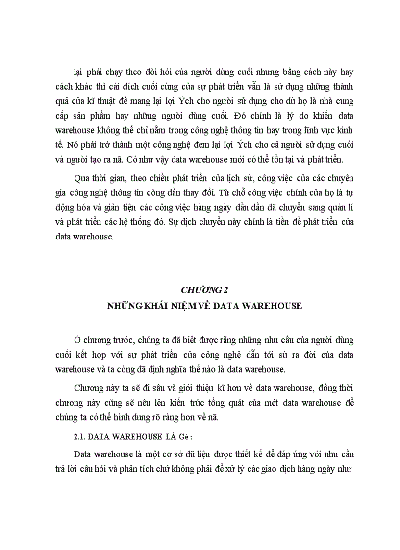 image for page Mô hình xây dựng Data Warehouse