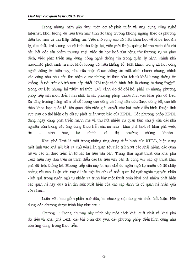 image for page Phát hiện các quan hệ từ CSDL Text