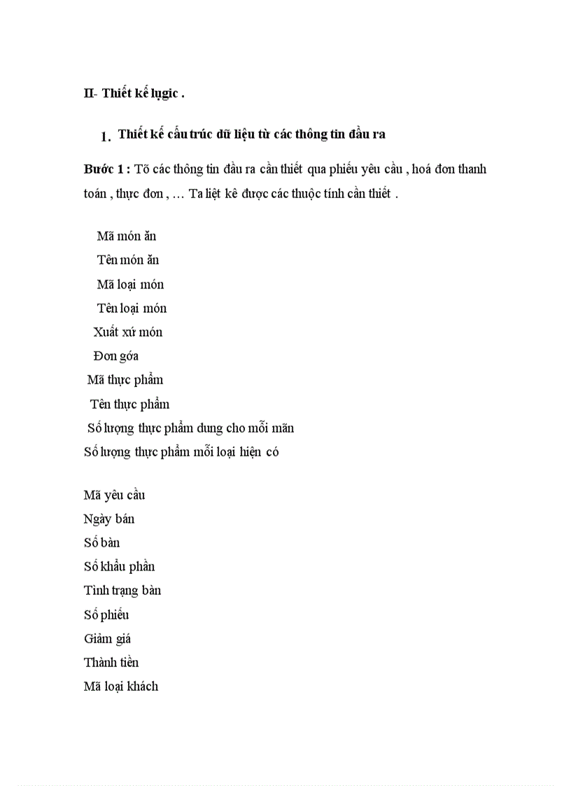 image for page Phân tích và thiết kế hệ thống thông tin trong nhà hàng