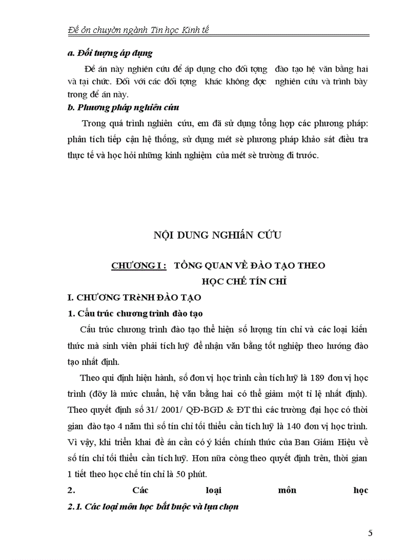 image for page Tin học hoá quy trình đăng kí học theo học chế tín chỉ