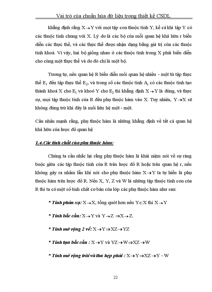 image for page Vai trò của chuẩn hóa dữ liệu trong thiết kế CSDL