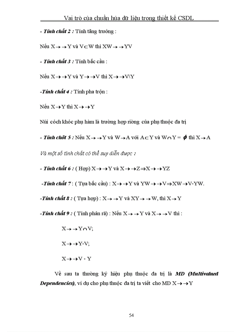 image for page Vai trò của chuẩn hóa dữ liệu trong thiết kế CSDL