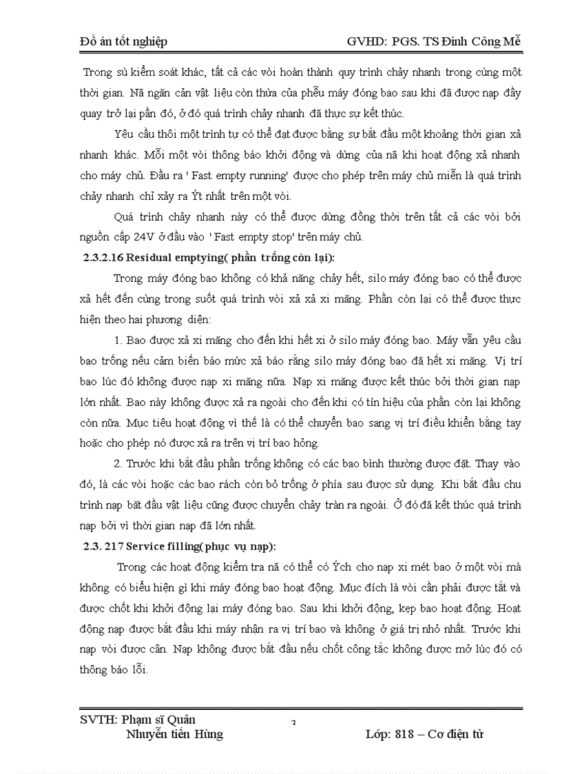 image for page Thiết kế điều khiển tự động dây chuyền đóng bao nhà máy xi măng Bút Sơn