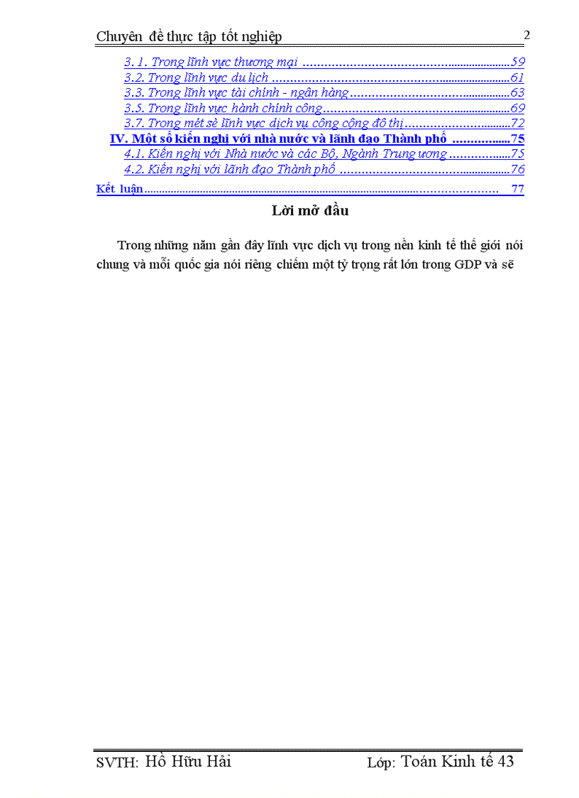 image for page -Tình hình và đánh giá sự phát triển của một số lĩnh vực dịch vụ theo hướng trình độ cao và nâng cao chất lượng dịch vụ ở Hà Nội