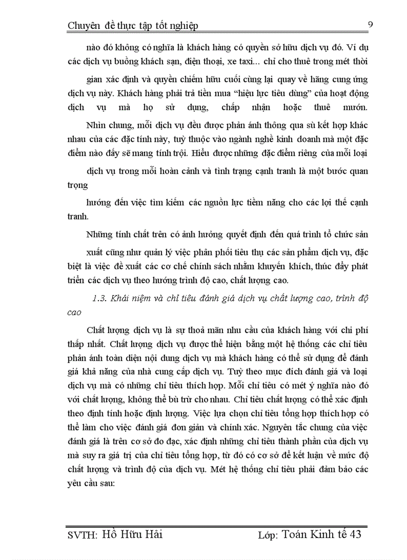 image for page -Tình hình và đánh giá sự phát triển của một số lĩnh vực dịch vụ theo hướng trình độ cao và nâng cao chất lượng dịch vụ ở Hà Nội