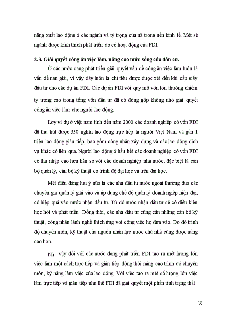 image for page Các giải pháp nhằm nâng cao khả năng thu hút vốn FDI vào TP