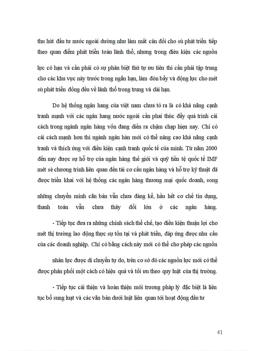 image for page Các giải pháp nhằm nâng cao khả năng thu hút vốn FDI vào TP