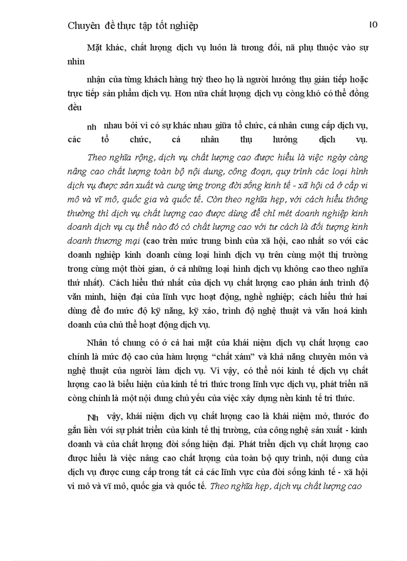 image for page Phát triển các dịch vụ chất lượng cao, trình độ cao ở Hà Nội