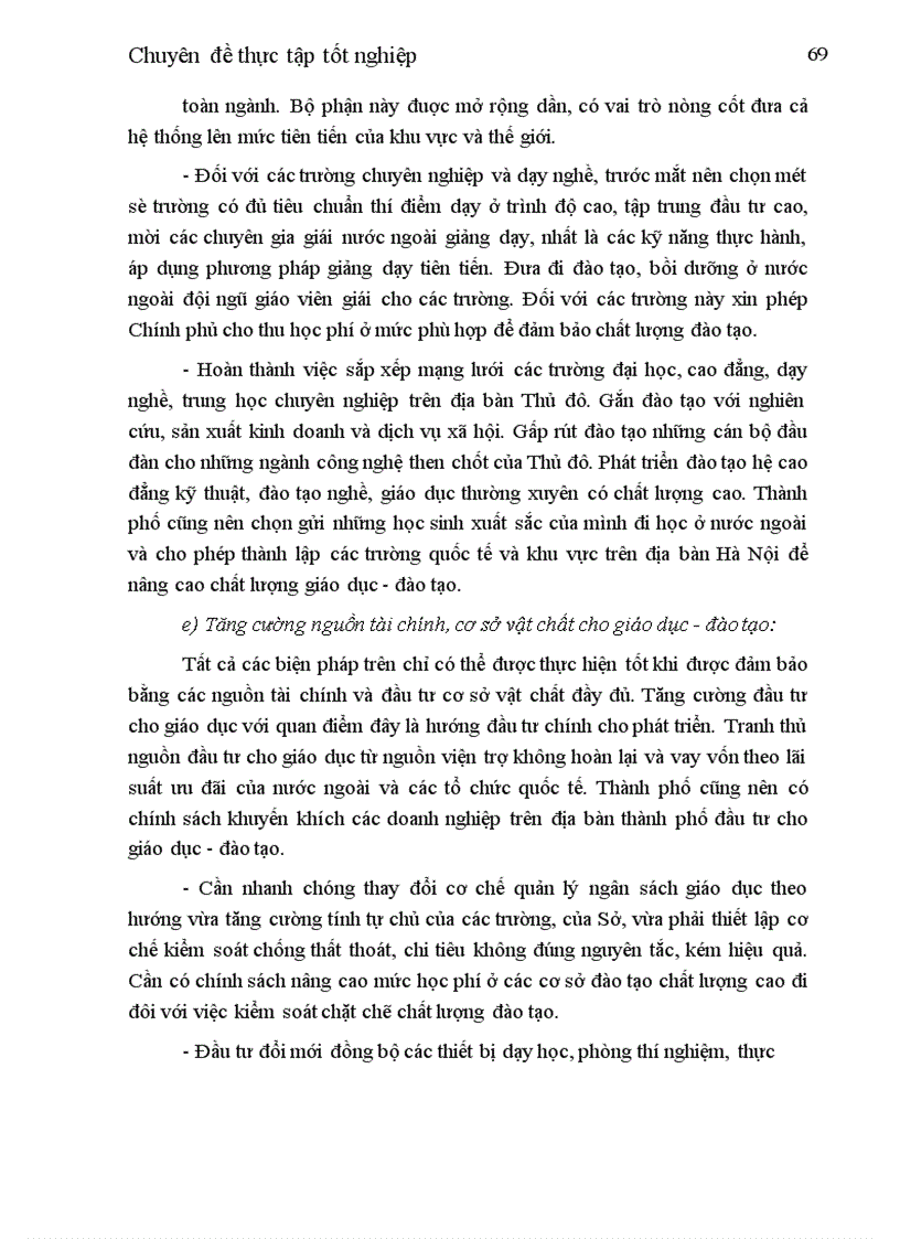 image for page Phát triển các dịch vụ chất lượng cao, trình độ cao ở Hà Nội