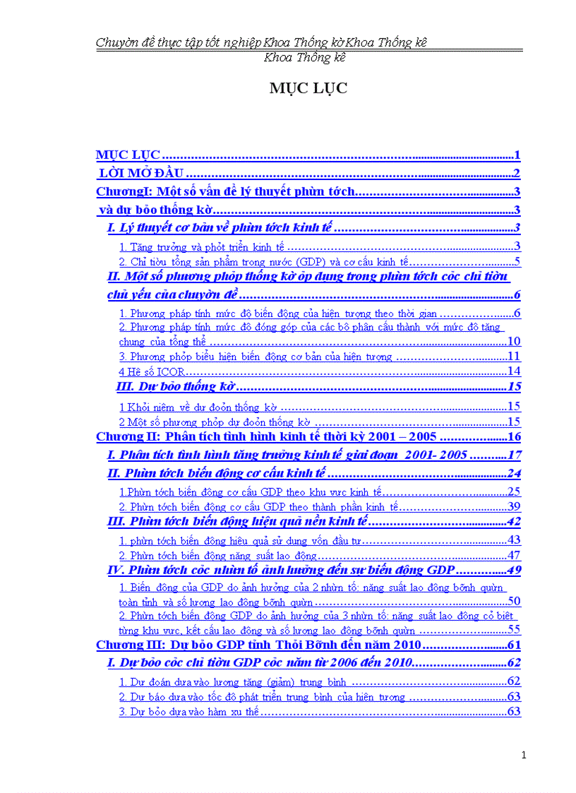 image for page Phân tích tình hình kinh tế xã hội Thái Bình giai đoạn 2001- 2005 và dự báo đến năm 2010