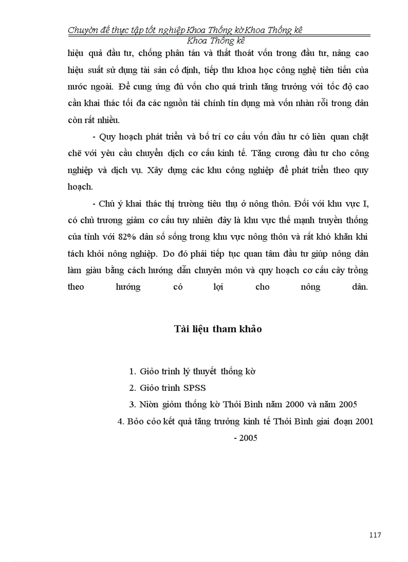 image for page Phân tích tình hình kinh tế xã hội Thái Bình giai đoạn 2001- 2005 và dự báo đến năm 2010