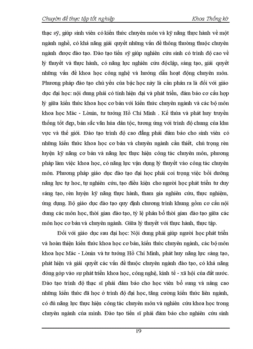 image for page Nghiên cứu thống kê tình hình giáo dục đào tạo Đại học chính quy tại trường Đại học Kinh tế quốc dân thời kỳ 1995 - 2004