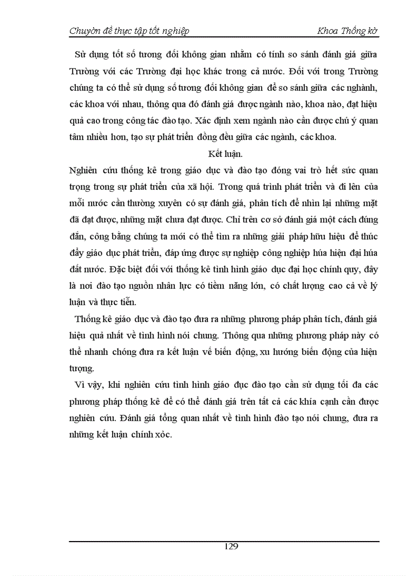 image for page Nghiên cứu thống kê tình hình giáo dục đào tạo Đại học chính quy tại trường Đại học Kinh tế quốc dân thời kỳ 1995 - 2004