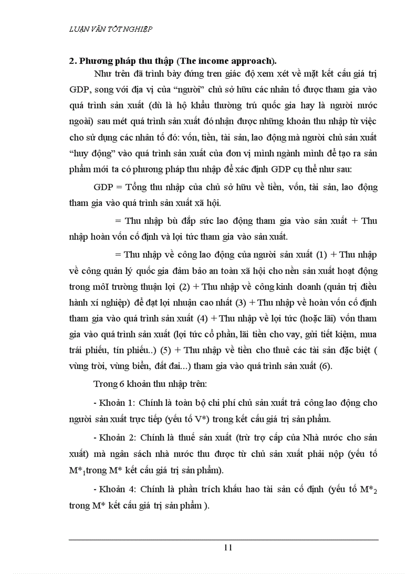 image for page Đặc điểm vận dụng các phương pháp thống kê để phân tích GDP