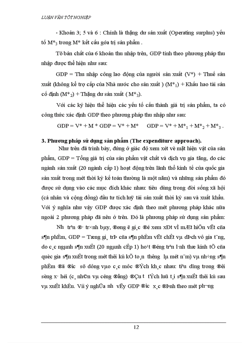 image for page Đặc điểm vận dụng các phương pháp thống kê để phân tích GDP