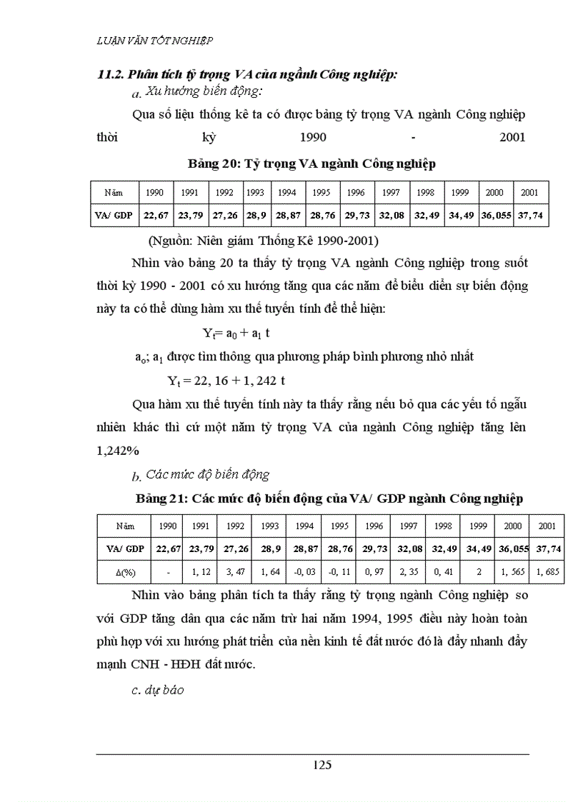image for page Đặc điểm vận dụng các phương pháp thống kê để phân tích GDP