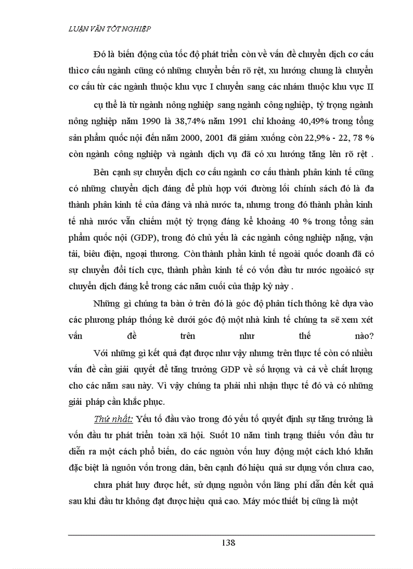 image for page Đặc điểm vận dụng các phương pháp thống kê để phân tích GDP