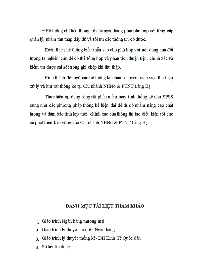 image for page Nghiên cứu thống kê hoạt động tín dụng của Chi nhánh Ngân hàng Nông nghiệp và Phát triển Nông thôn Láng Hạ thời kỳ 1999-2005