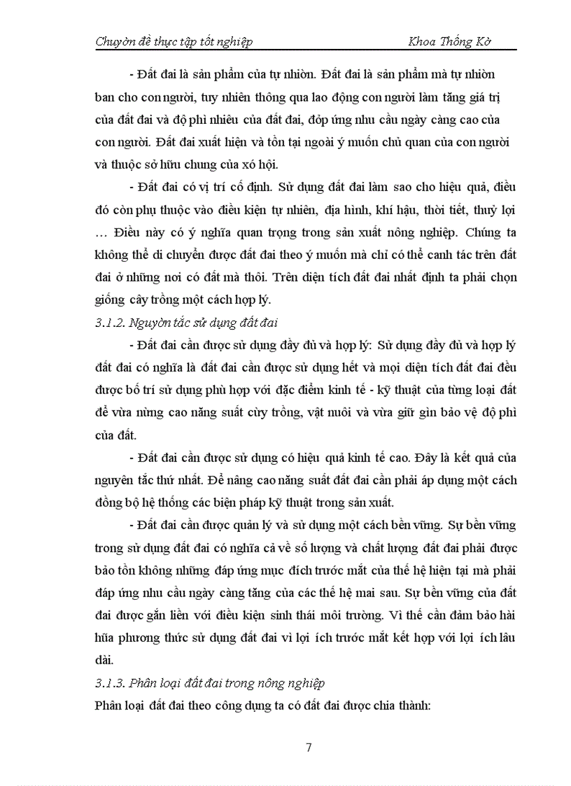 image for page Vận dụng một số phương pháp thống kê phân tích tình sản xuất lúa của tỉnh Thanh Hoá giai đoạn 1995-2005.