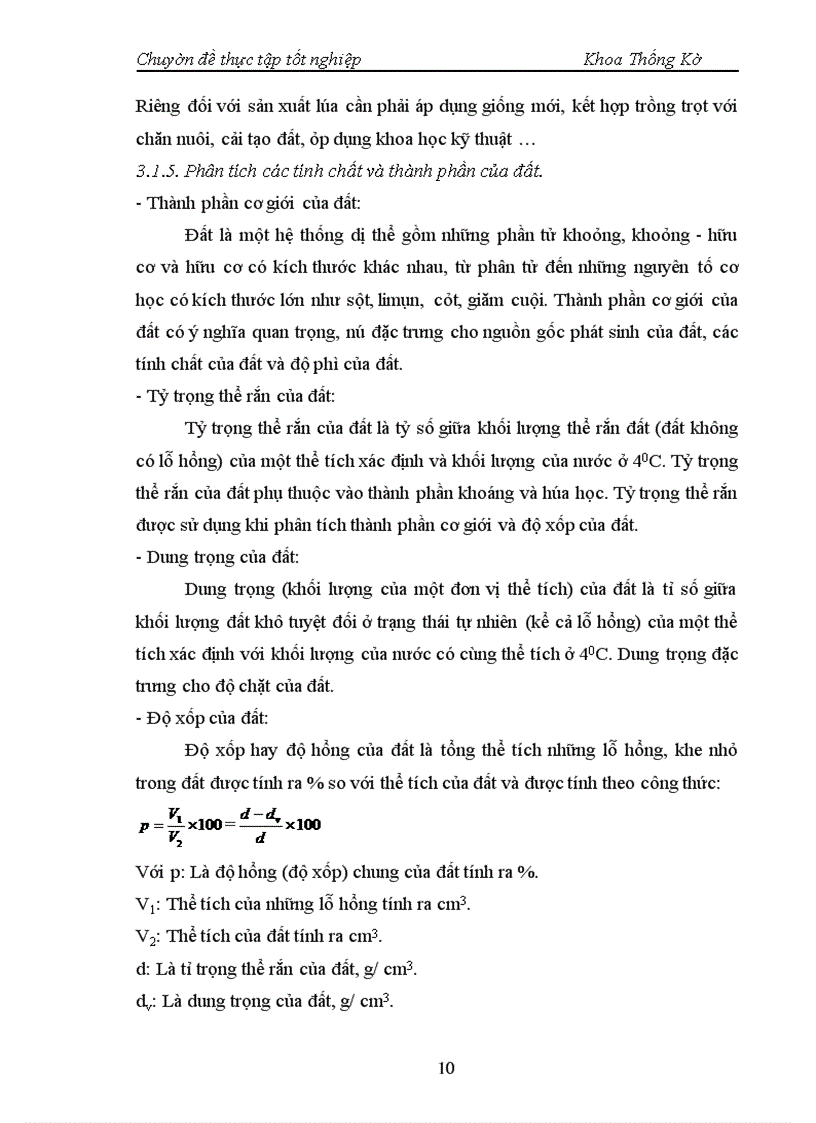 image for page Vận dụng một số phương pháp thống kê phân tích tình sản xuất lúa của tỉnh Thanh Hoá giai đoạn 1995-2005.