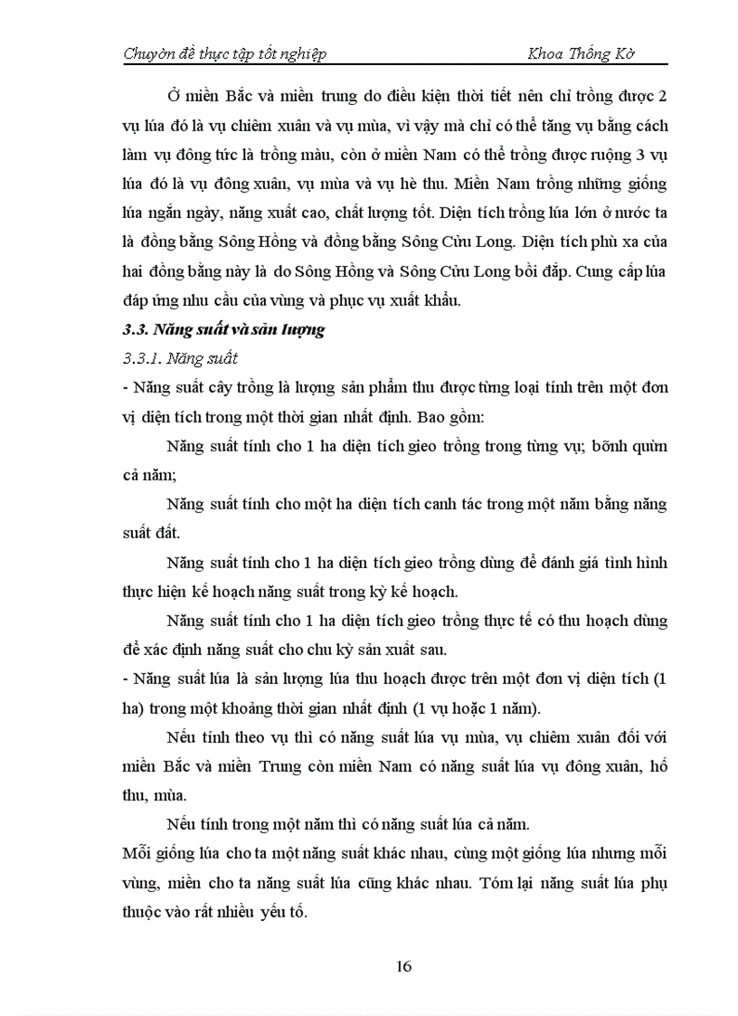 image for page Vận dụng một số phương pháp thống kê phân tích tình sản xuất lúa của tỉnh Thanh Hoá giai đoạn 1995-2005.